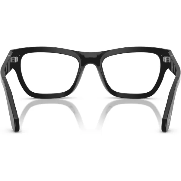 imagePersol Po0091v Square Prescription Eyewear FramesBlackDemo Lens