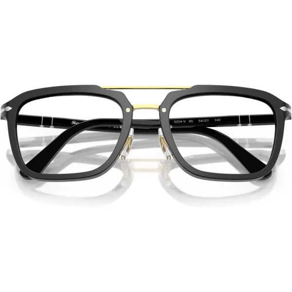 imagePersol Po0204v Square Prescription Eyewear FramesBlackDemo Lens