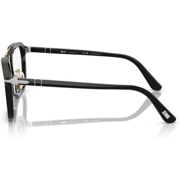 imagePersol Po0204v Square Prescription Eyewear FramesBlackDemo Lens