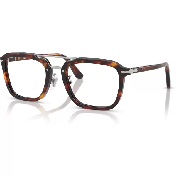 imagePersol Po0204v Square Prescription Eyewear FramesHavanaDemo Lens