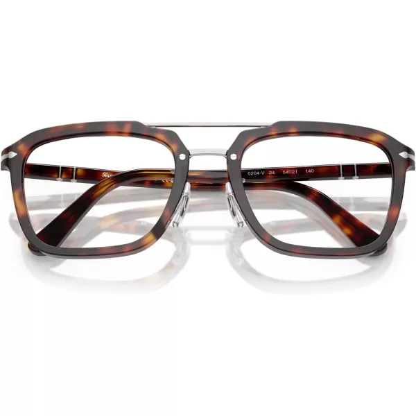 imagePersol Po0204v Square Prescription Eyewear FramesHavanaDemo Lens