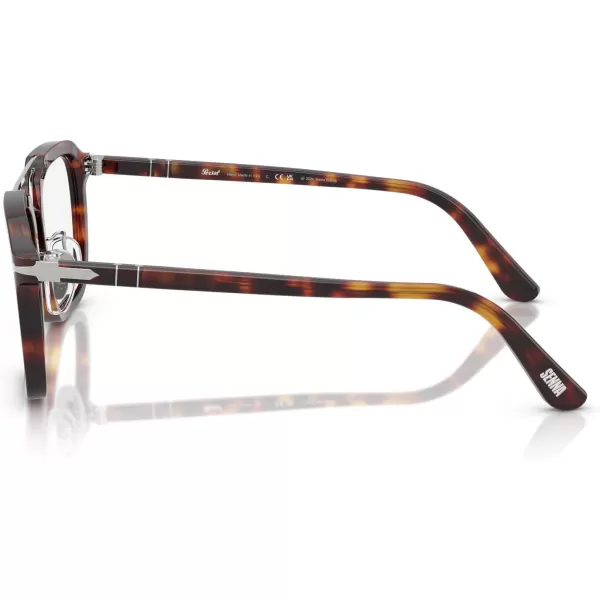 imagePersol Po0204v Square Prescription Eyewear FramesHavanaDemo Lens