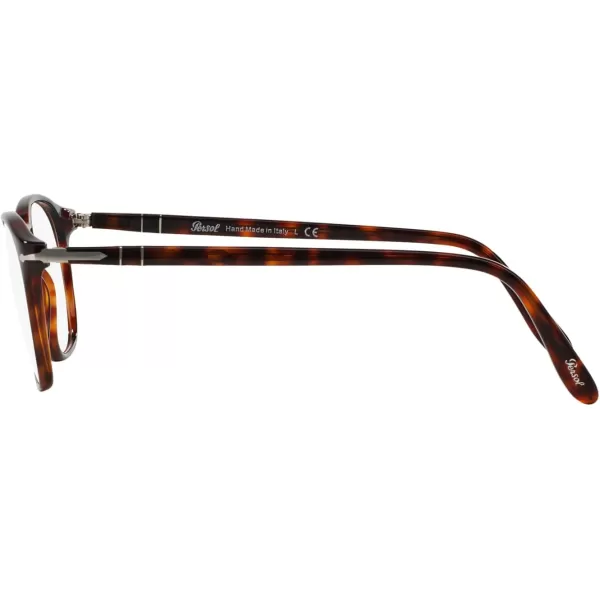 imagePersol Po3007v Square Prescription Eyewear FramesHavanaDemo Lens