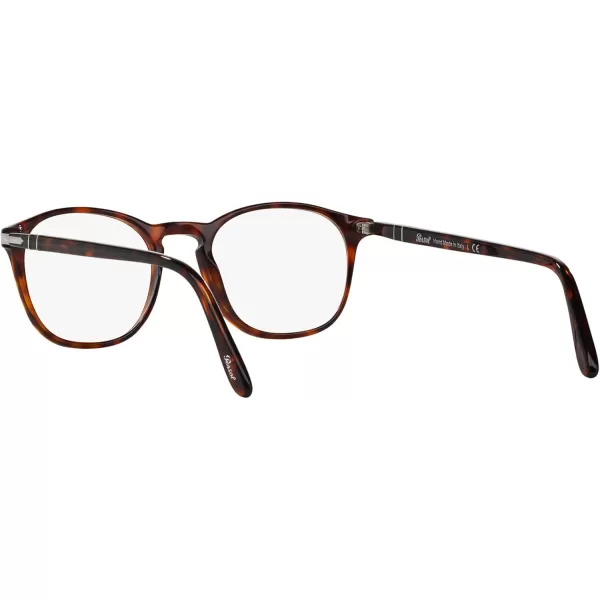 imagePersol Po3007v Square Prescription Eyewear FramesHavanaDemo Lens