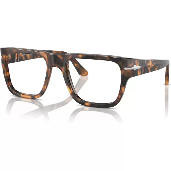 imagePersol Po3348v Square SunglassesBrown HavanaDemo Lens