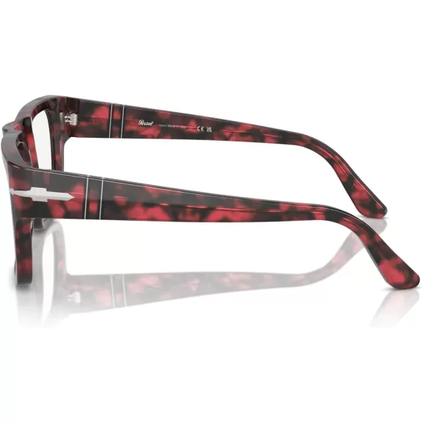 imagePersol Po3348v Square SunglassesRed HavanaDemo Lens