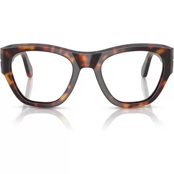 imagePersol Po0054v Square Prescription Eyewear FramesHavanaDemo Lens