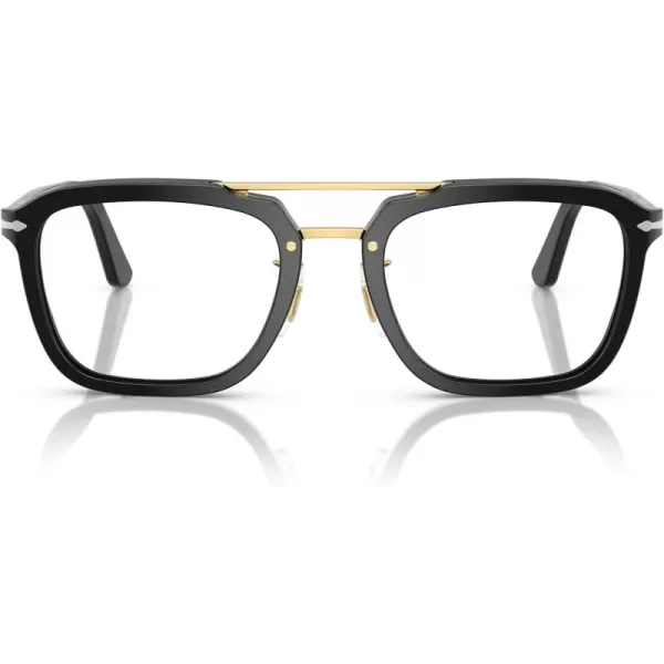 imagePersol Po0204v Square Prescription Eyewear FramesBlackDemo Lens