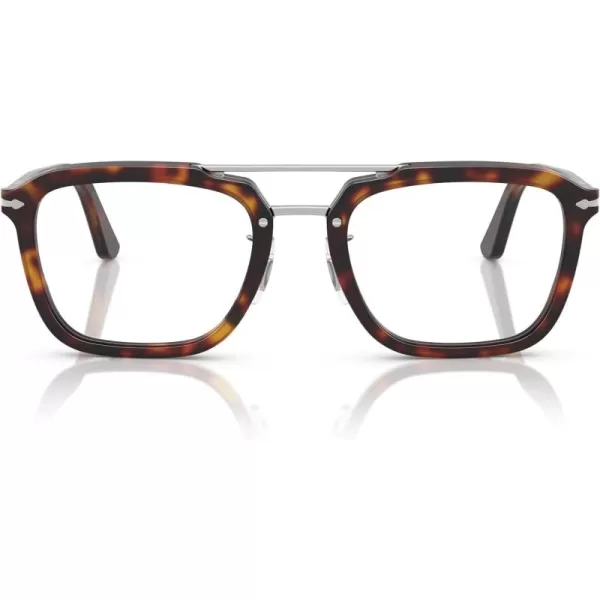 imagePersol Po0204v Square Prescription Eyewear FramesHavanaDemo Lens