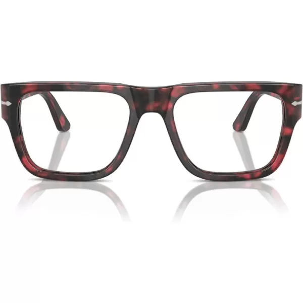 imagePersol Po3348v Square SunglassesRed HavanaDemo Lens