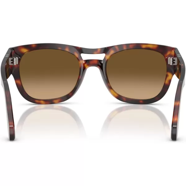 imagePersol Po0064s Square SunglassesHavanaBrown Gradient Brown Polarized