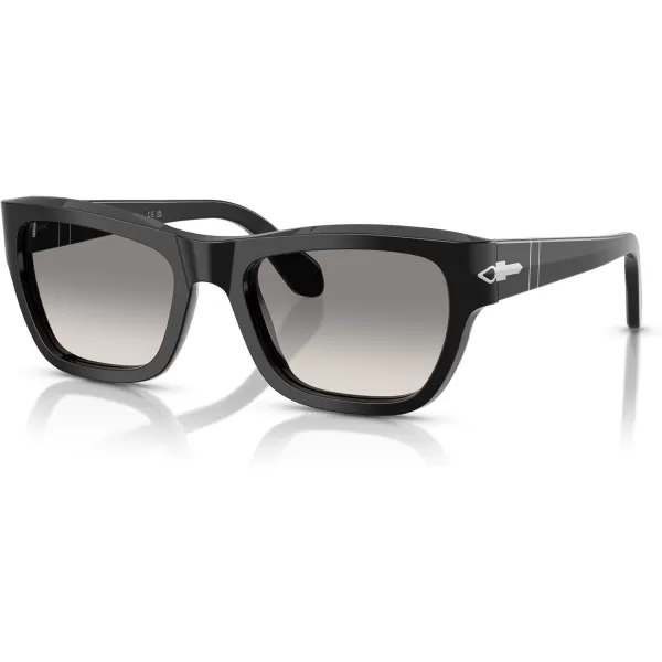 imagePersol Po0091s Butterfly SunglassesBlackClear Gradient Grey