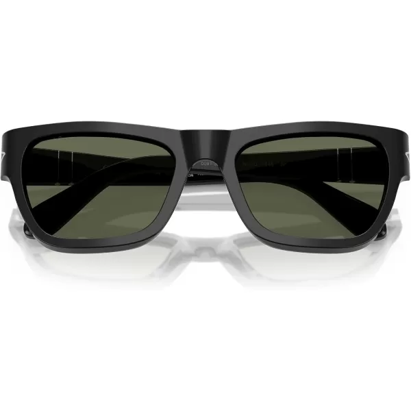 imagePersol Po0091s Butterfly SunglassesBlackGreen Polarized