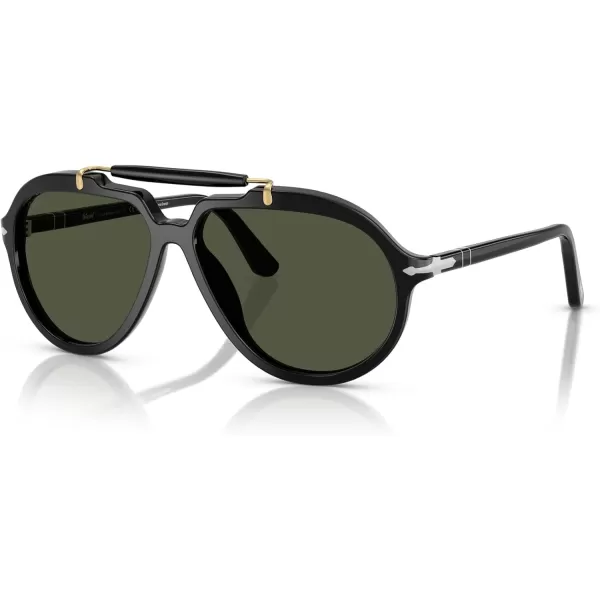 imagePersol Po0202s Square SunglassesBlackGreen