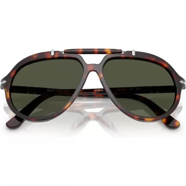 imagePersol Po0202s Square SunglassesHavanaGreen