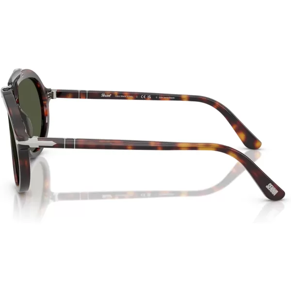 imagePersol Po0202s Square SunglassesHavanaGreen