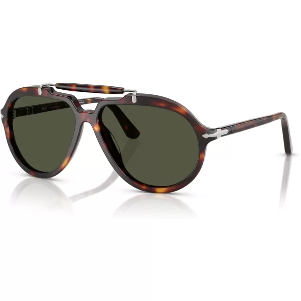 imagePersol Po0202s Square SunglassesHavanaGreen