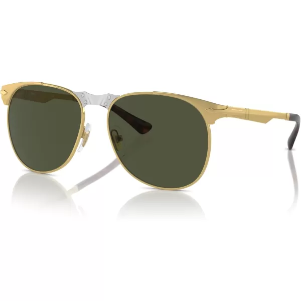 imagePersol Po1016s Aviator SunglassesGoldGreen