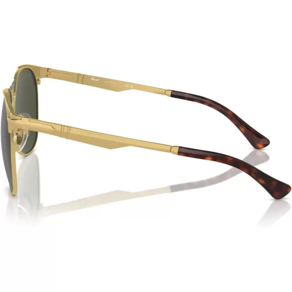 imagePersol Po1016s Aviator SunglassesGoldGreen