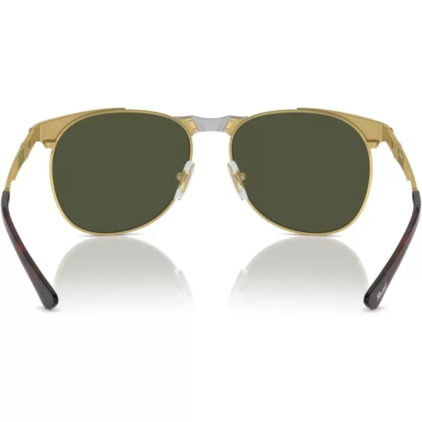 imagePersol Po1016s Aviator SunglassesGoldGreen