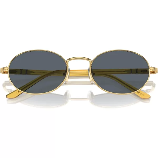 imagePersol Po1018s Ida Oval SunglassesGoldBlue