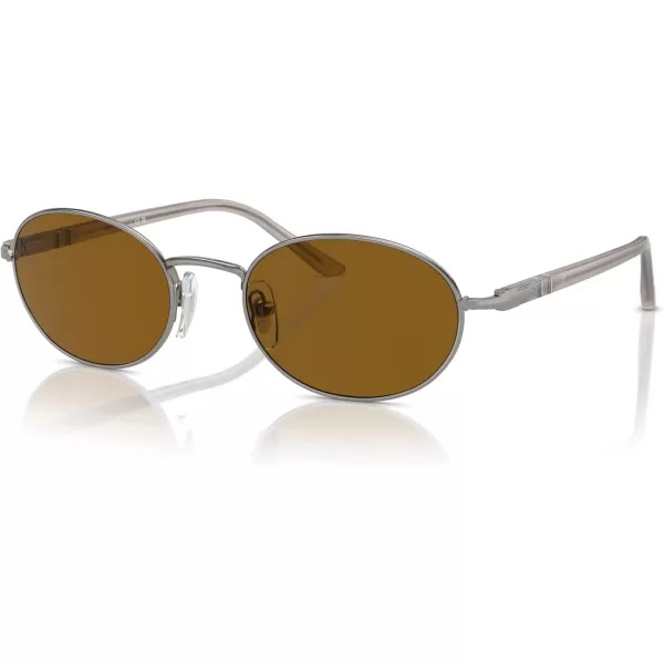 imagePersol Po1018s Ida Oval SunglassesGunmetalBrown