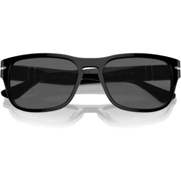 imagePersol Po3341s Square SunglassesBlackDark Grey