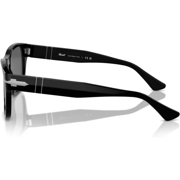 imagePersol Po3341s Square SunglassesBlackDark Grey