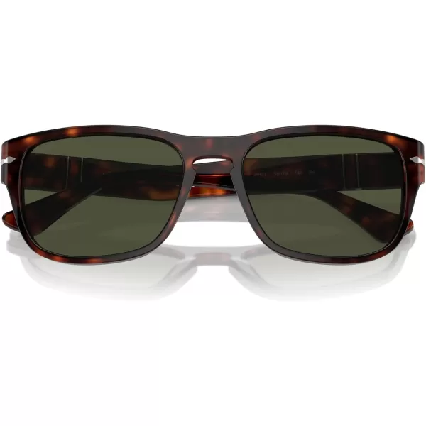 imagePersol Po3341s Square SunglassesHavanaGreen