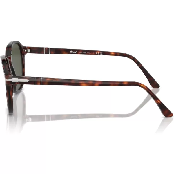 imagePersol Po3343s Round SunglassesHavanaGreen