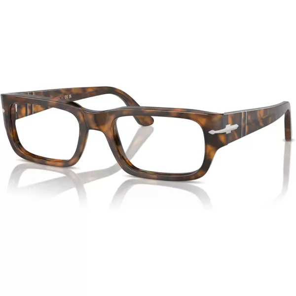 imagePersol Po3347v Rectangular SunglassesBrown HavanaDemo Lens