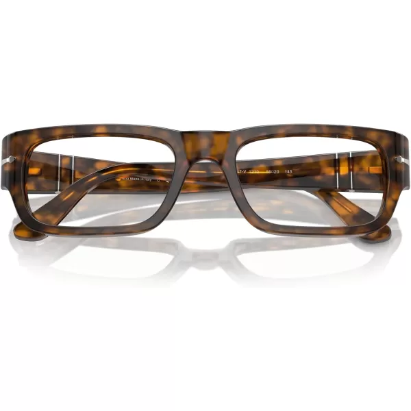 imagePersol Po3347v Rectangular SunglassesBrown HavanaDemo Lens