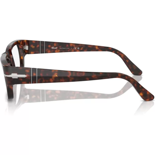 imagePersol Po3347v Rectangular SunglassesHavanaDemo Lens