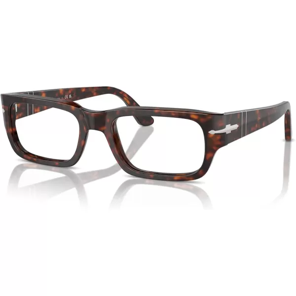 imagePersol Po3347v Rectangular SunglassesHavanaDemo Lens