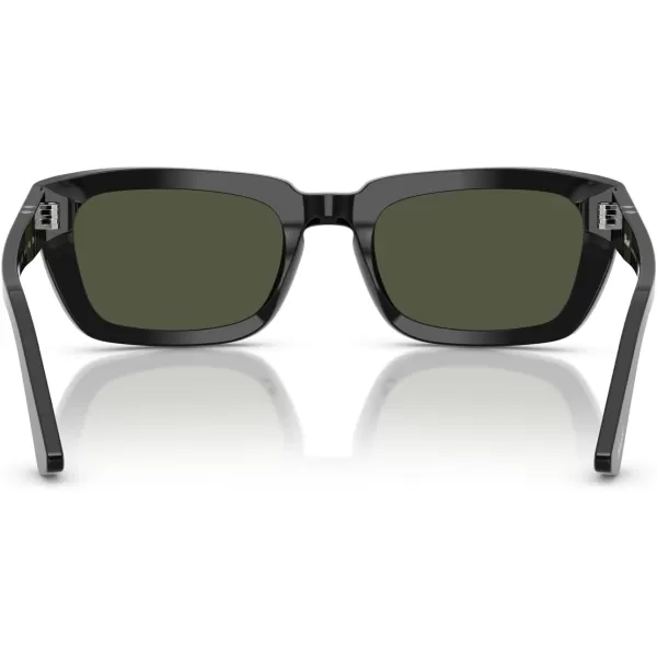 imagePersol Po3367s Square SunglassesBlackGreen