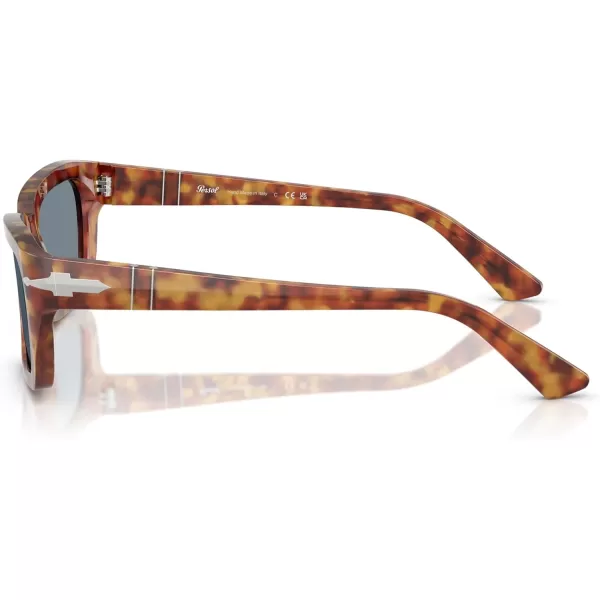 imagePersol Po3367s Square SunglassesBrown TortoiseLight Blue