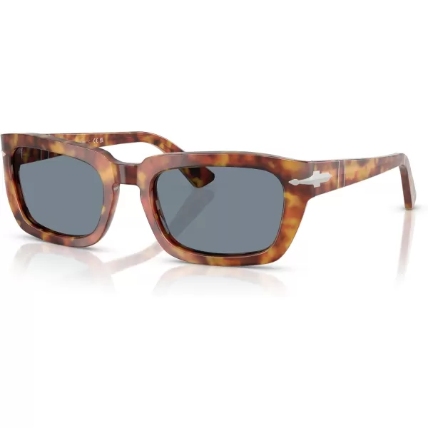 imagePersol Po3367s Square SunglassesBrown TortoiseLight Blue