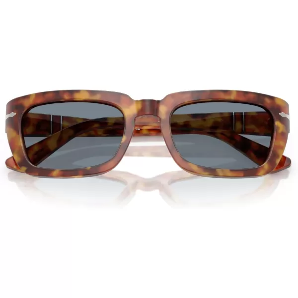 imagePersol Po3367s Square SunglassesBrown TortoiseLight Blue