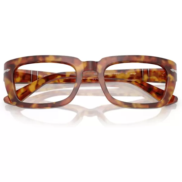 imagePersol Po3367s Square SunglassesBrown TortoiseTransition Clear to Green