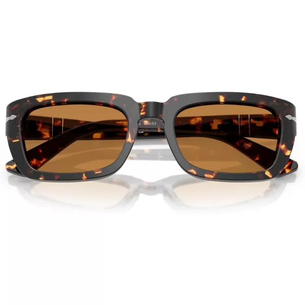 imagePersol Po3367s Square SunglassesTabacco VirginiaYellow Brown