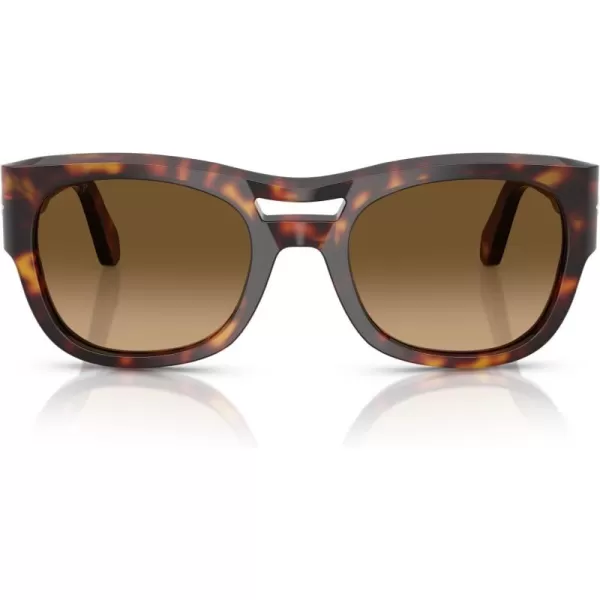 imagePersol Po0064s Square SunglassesHavanaBrown Gradient Brown Polarized