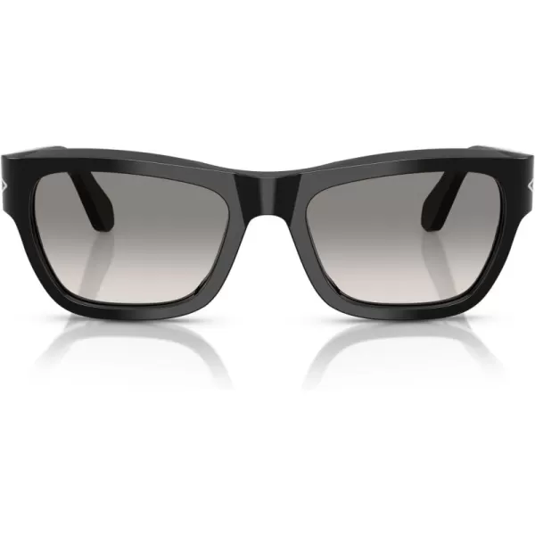 imagePersol Po0091s Butterfly SunglassesBlackClear Gradient Grey