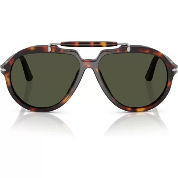 imagePersol Po0202s Square SunglassesHavanaGreen