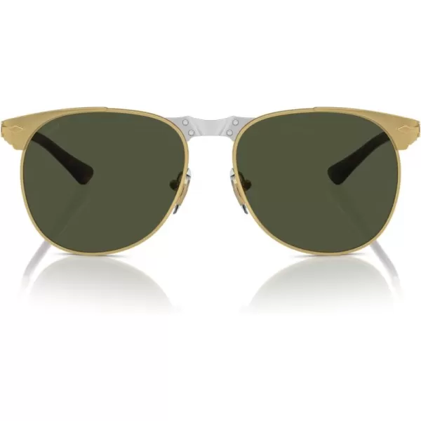 imagePersol Po1016s Aviator SunglassesGoldGreen