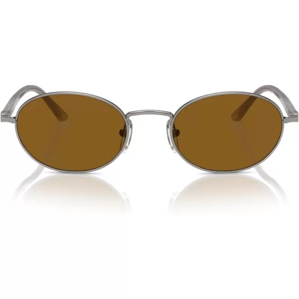 imagePersol Po1018s Ida Oval SunglassesGunmetalBrown