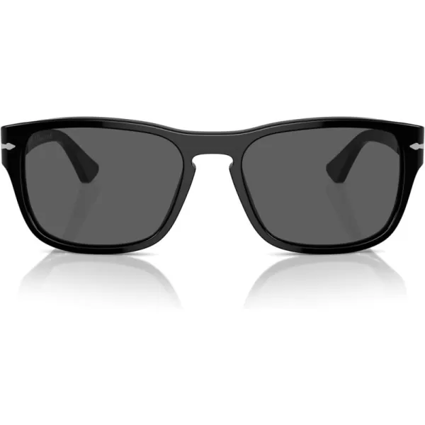 imagePersol Po3341s Square SunglassesBlackDark Grey