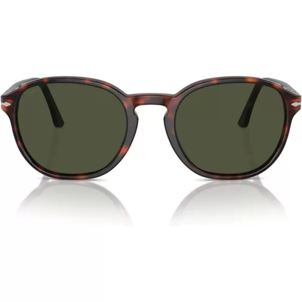 imagePersol Po3343s Round SunglassesHavanaGreen