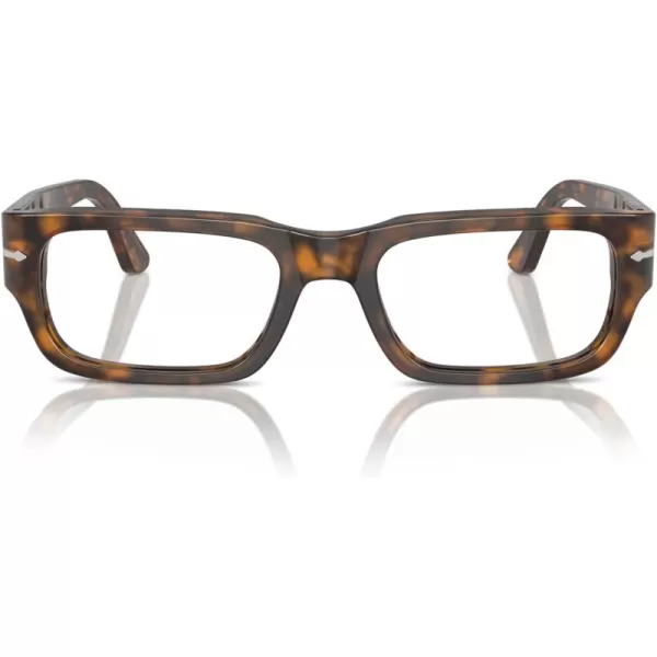 imagePersol Po3347v Rectangular SunglassesBrown HavanaDemo Lens