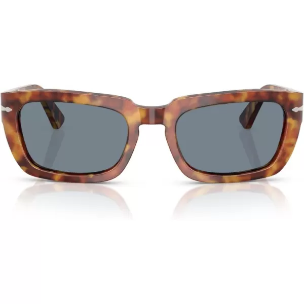 imagePersol Po3367s Square SunglassesBrown TortoiseLight Blue