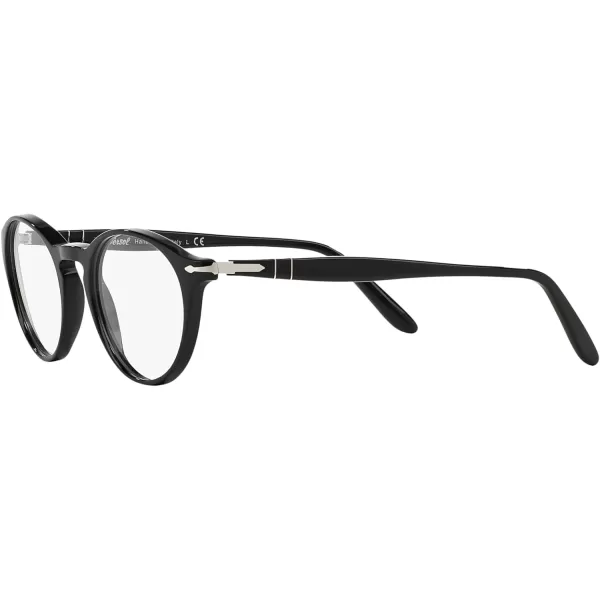 imagePersol Po3092v Round Prescription Eyewear FramesBlackDemo Lens